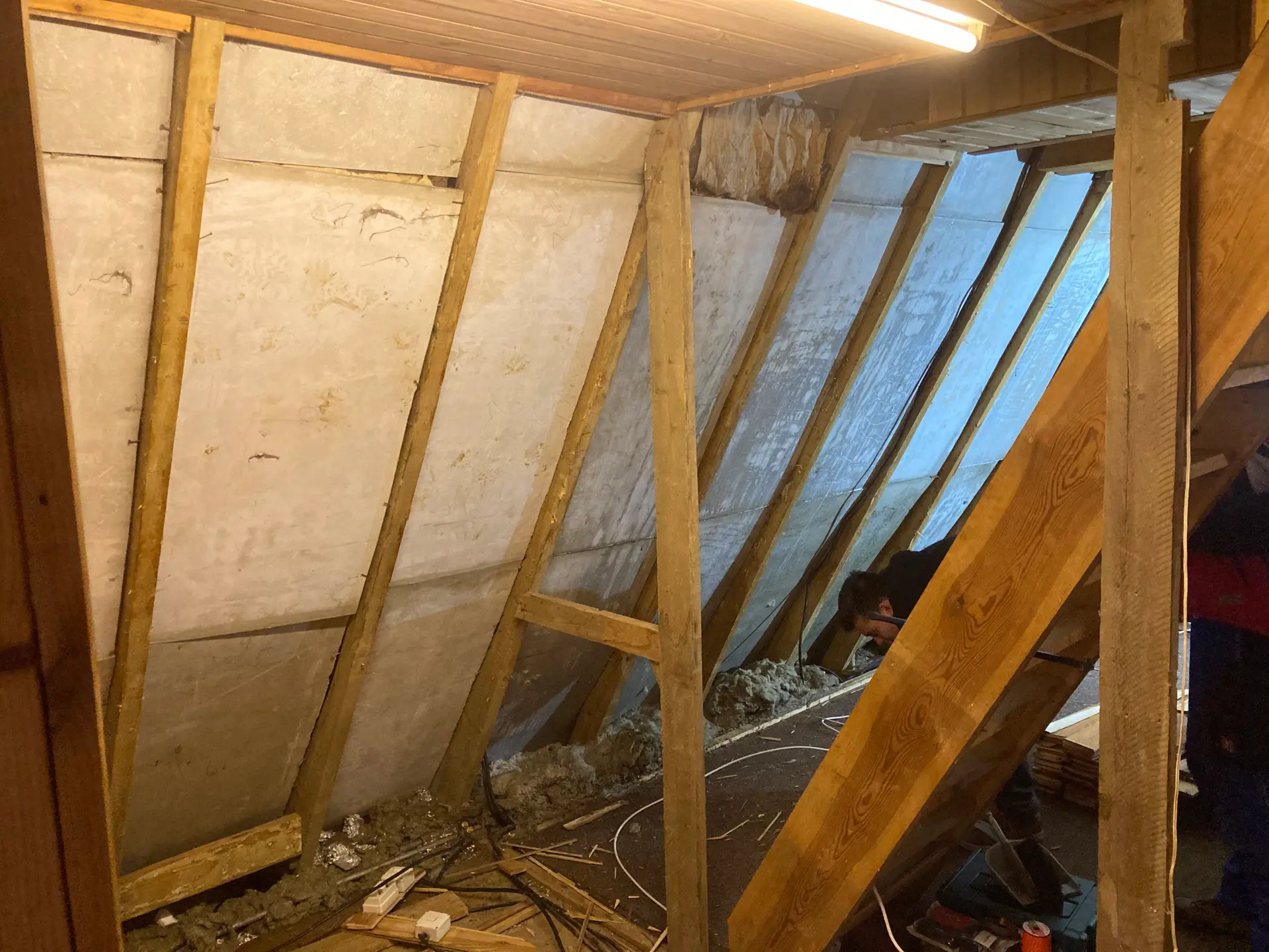 Bare asbestos plates