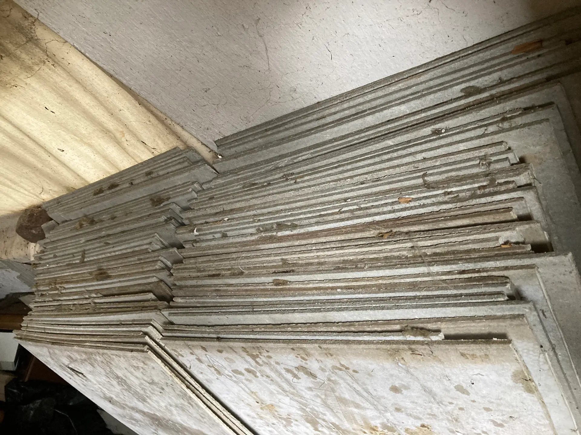 90 plus asbestos plates