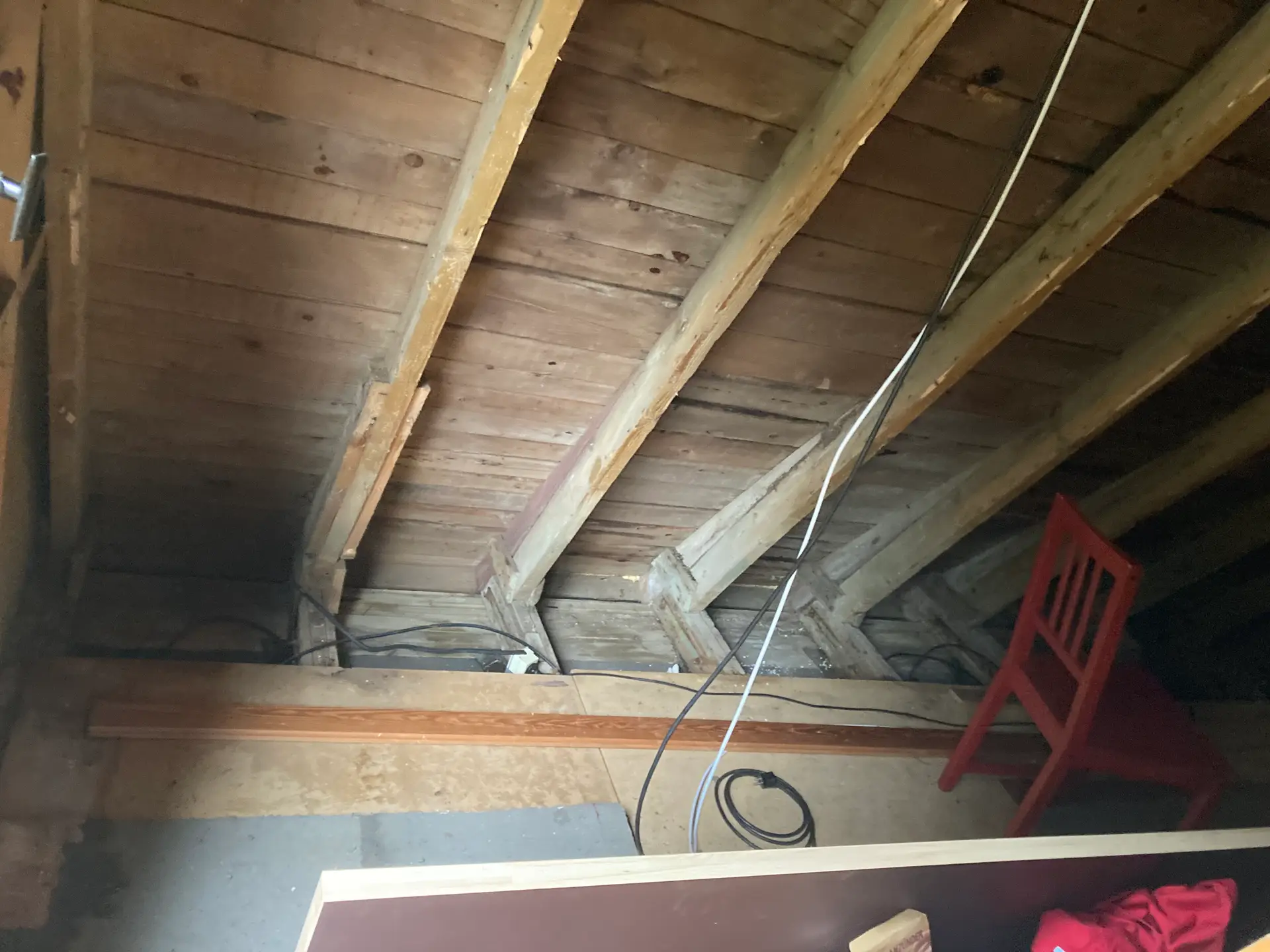 40 year old roof boards
