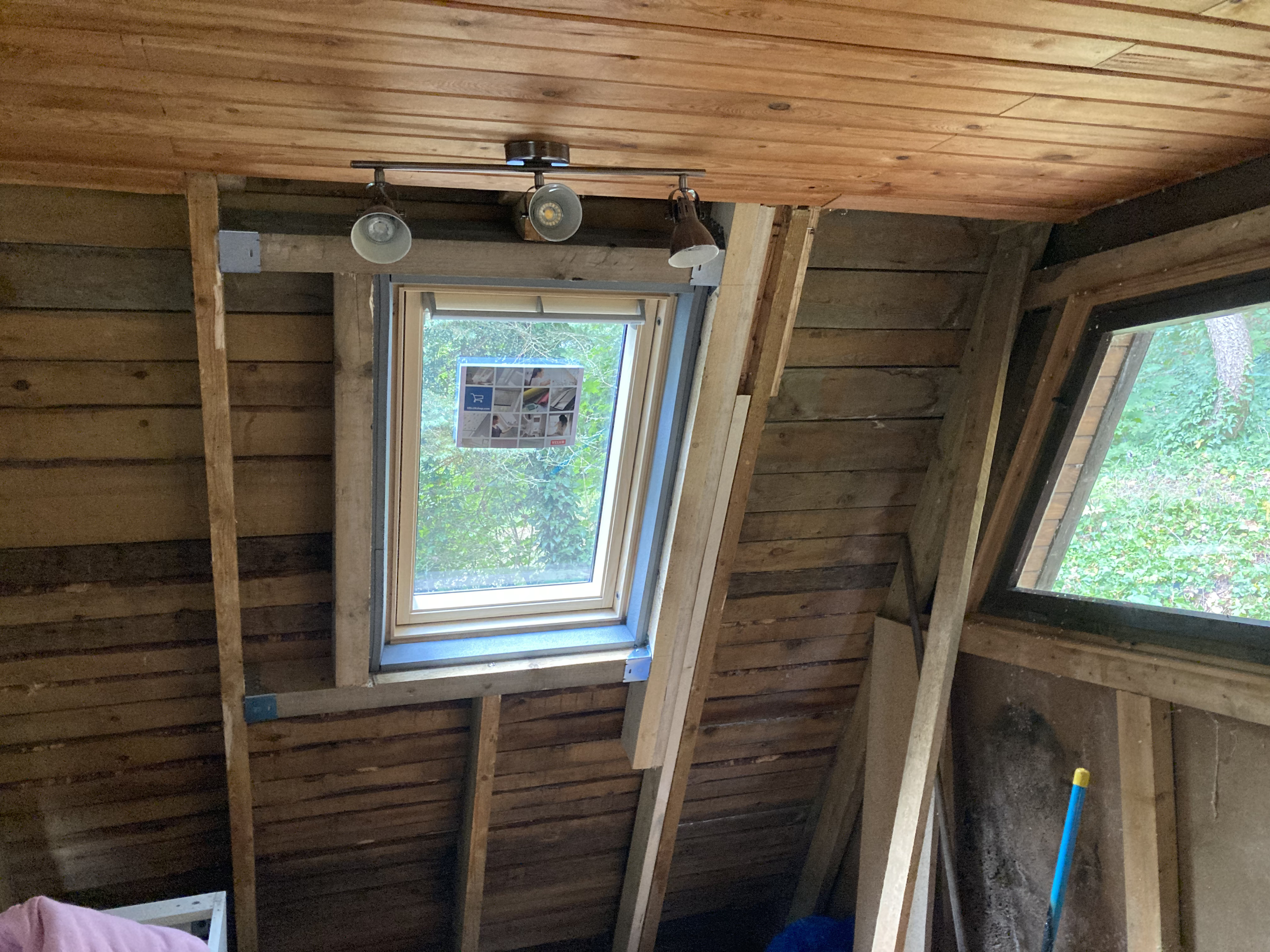 Velux kitchen window interior