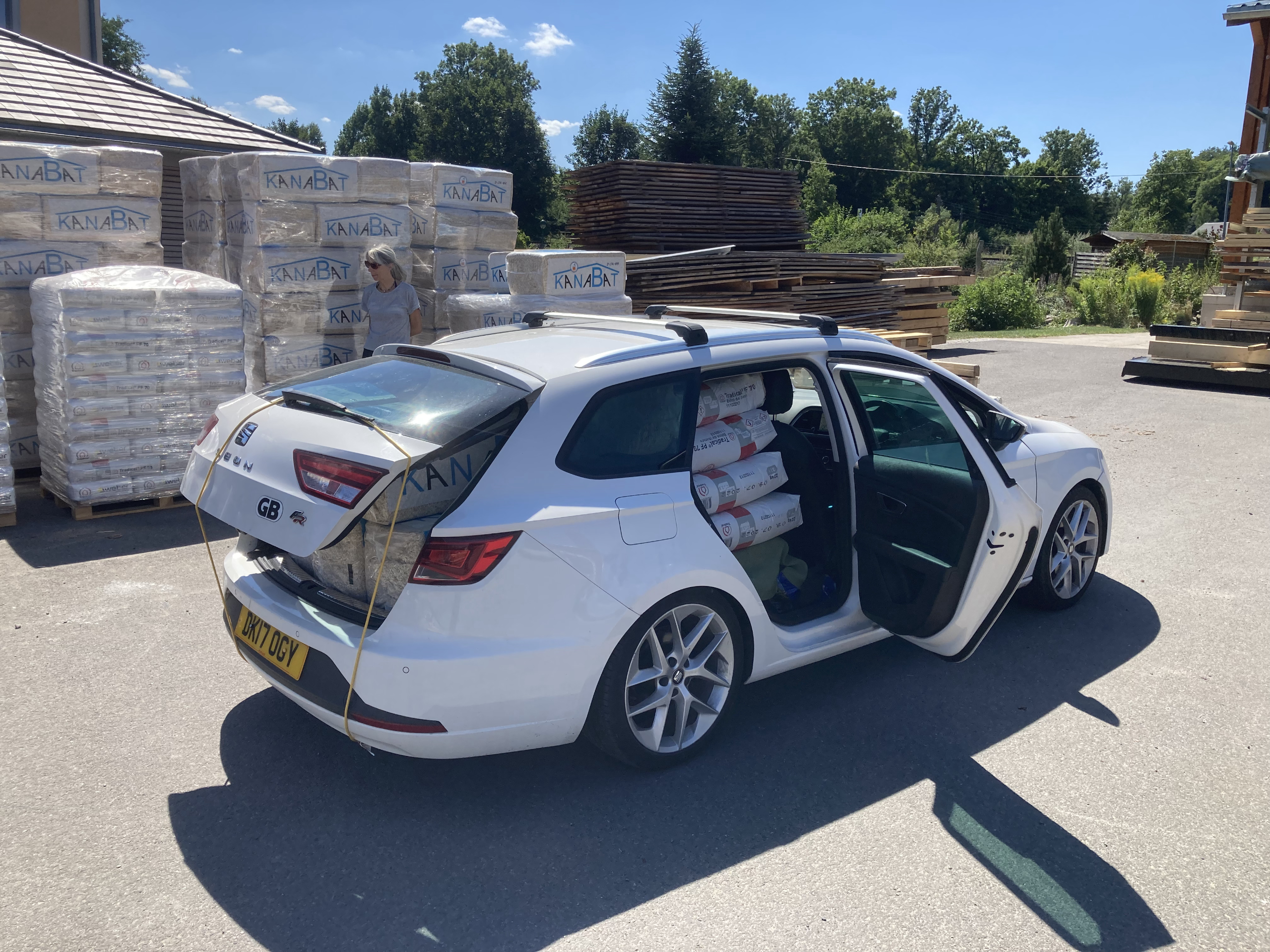 Not sure how many we got in the car, but I think our suspension struggled
