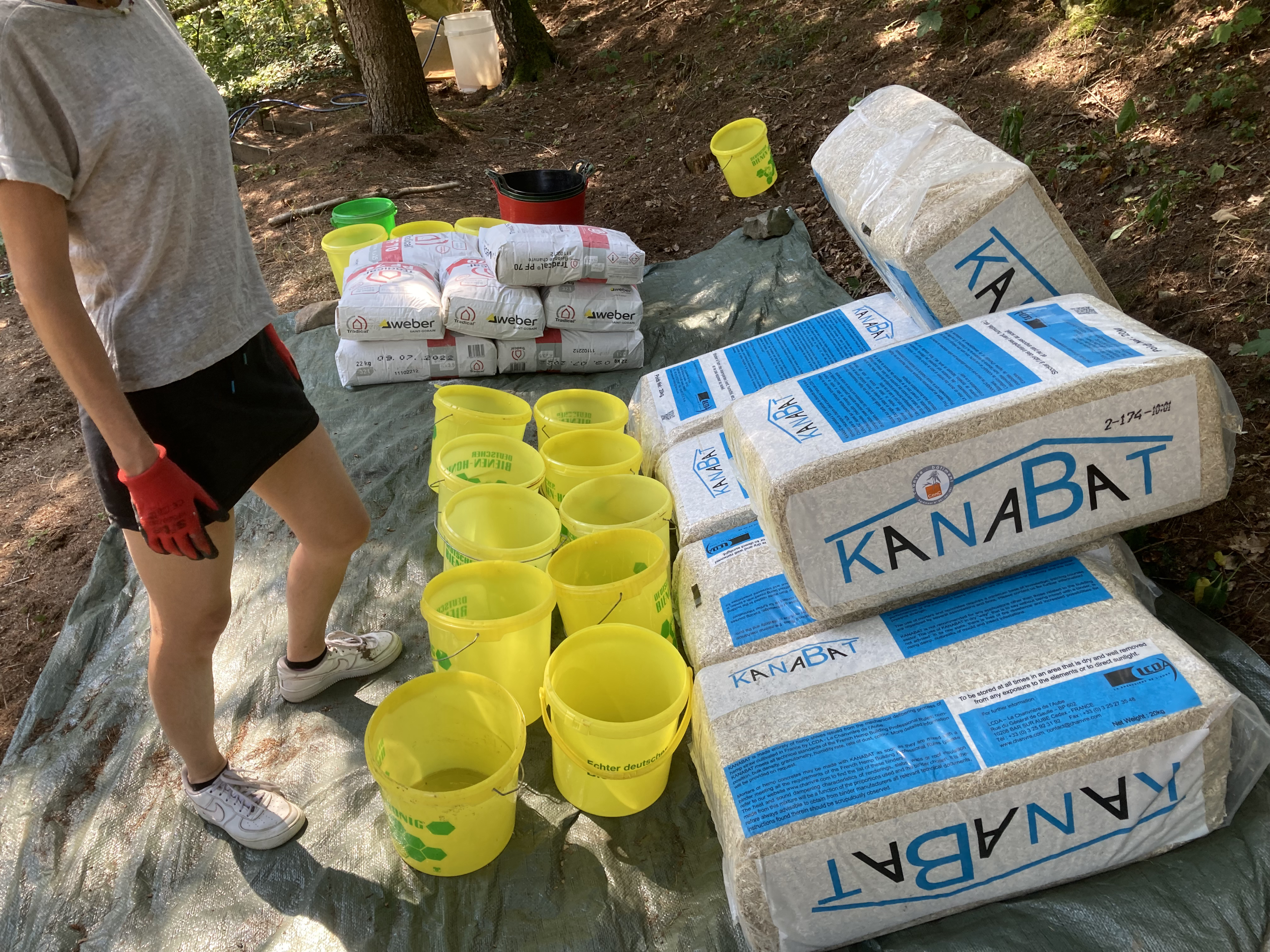 Buckets at the ready