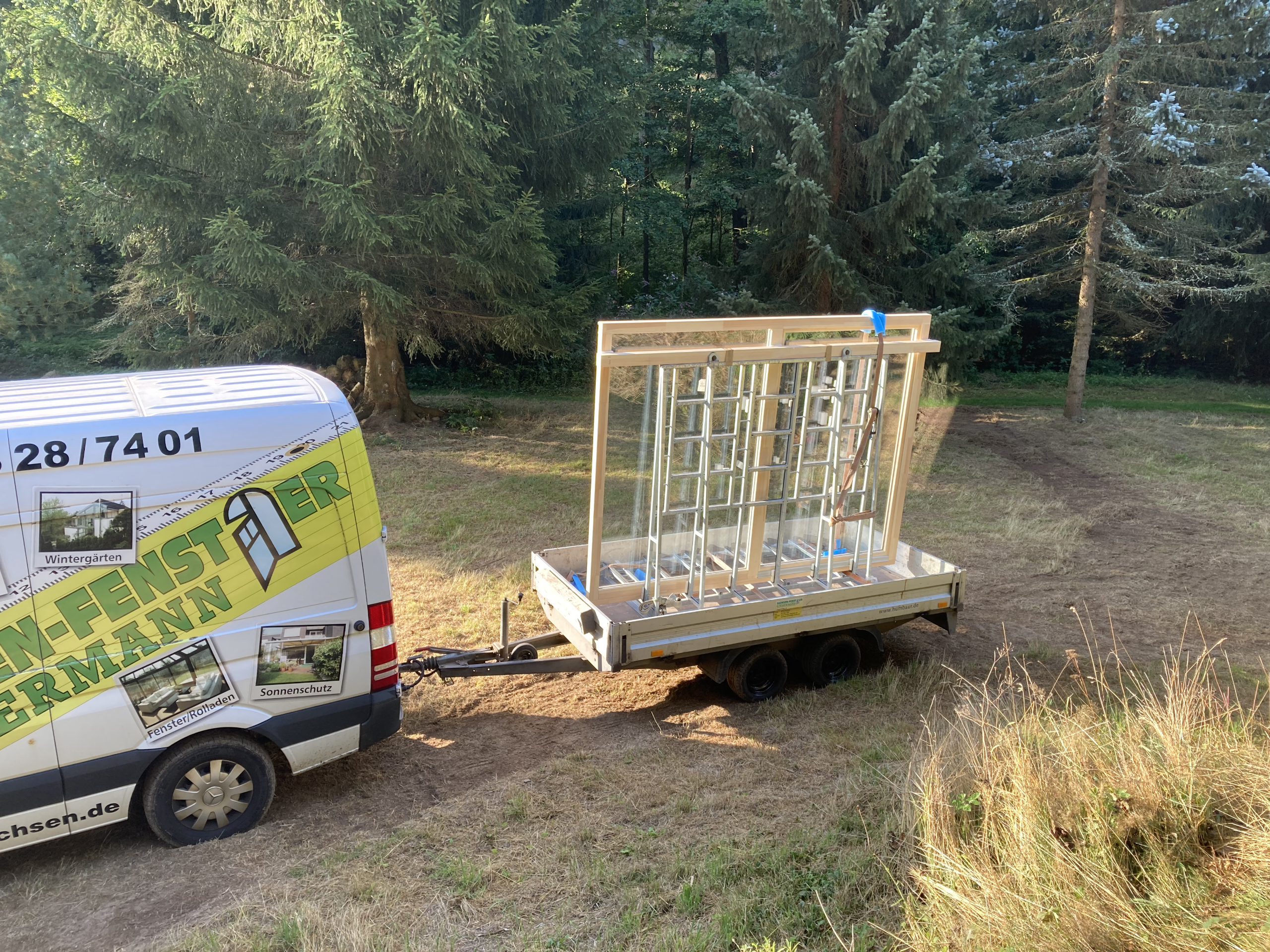 Patio door arriving